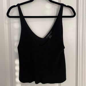Forever 21 loose black tank top - medium